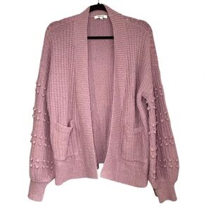 Madewell Dusty Pink Knit Cardigan